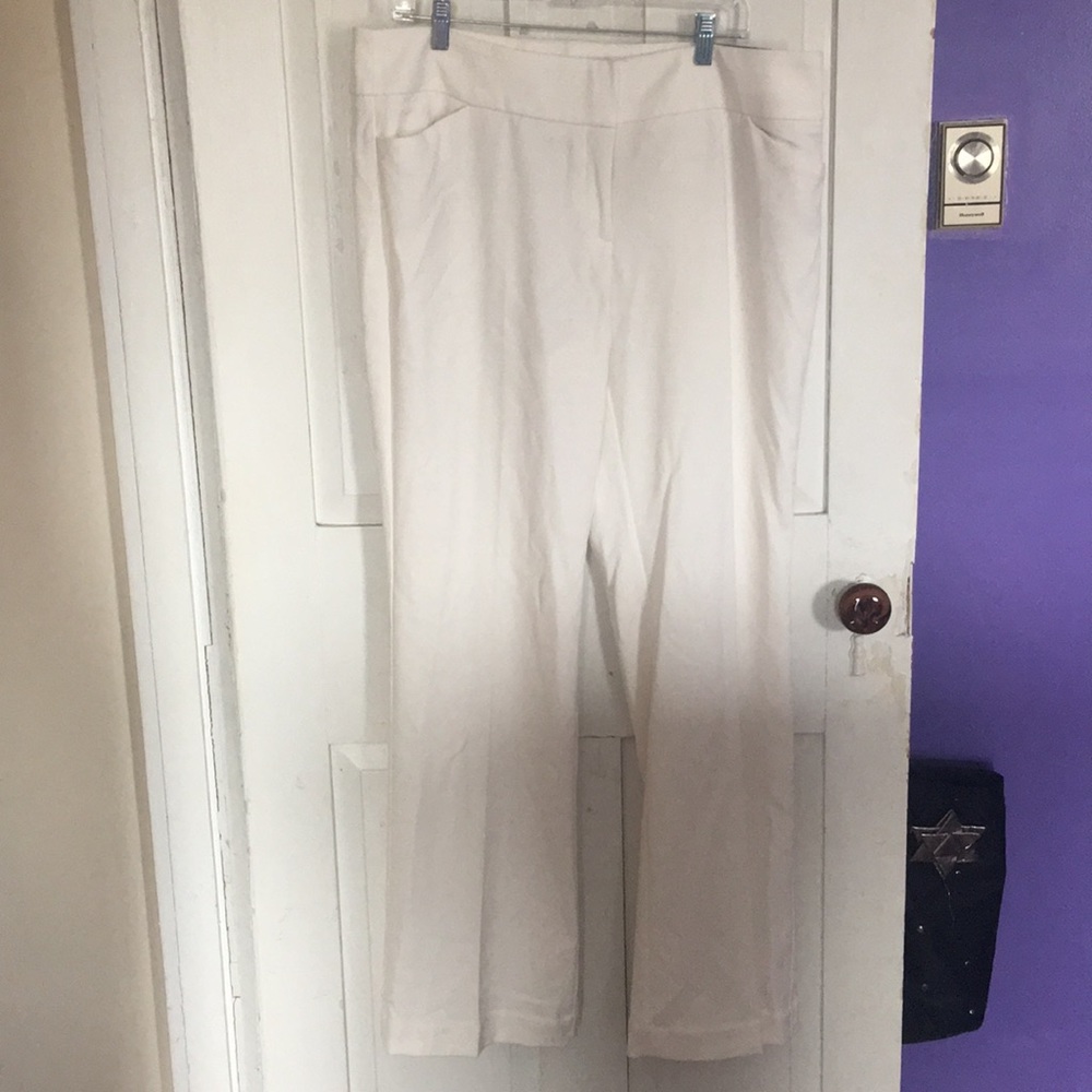 White dress pants